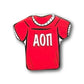 Letter Jersey Sorority Button