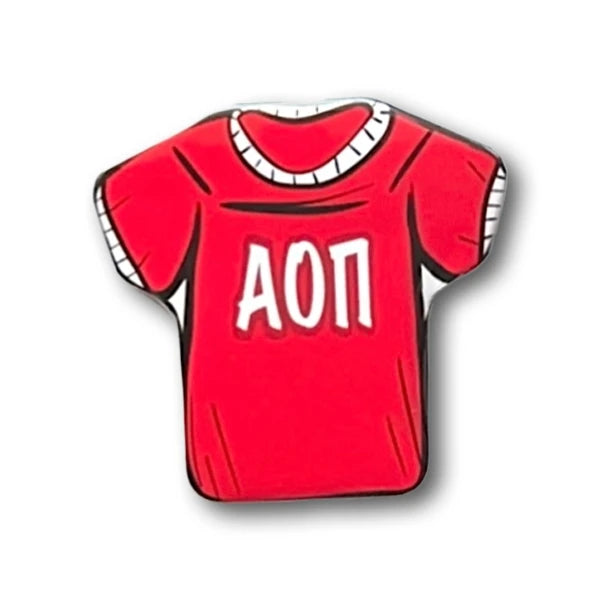 Letter Jersey Sorority Button