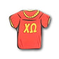 Letter Jersey Sorority Button