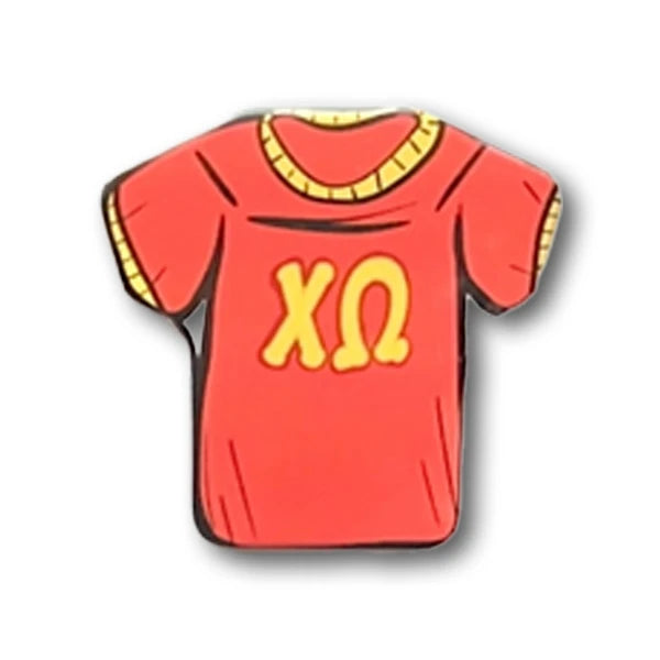 Letter Jersey Sorority Button