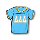 Letter Jersey Sorority Button