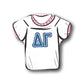 Letter Jersey Sorority Button