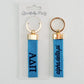 Sorority Embroidered Keychain