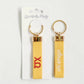 Sorority Embroidered Keychain