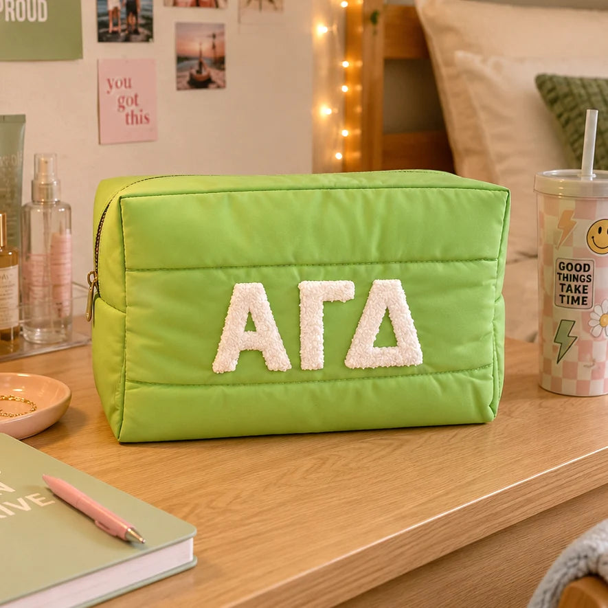 Sorority Puff Makeup Bag