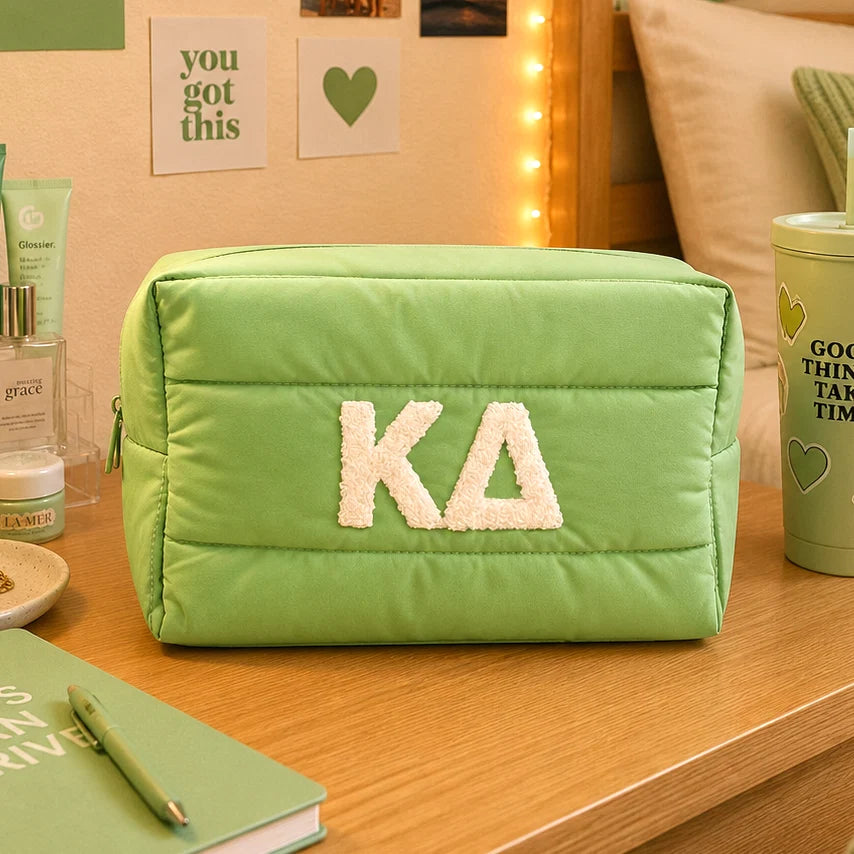 Sorority Puff Makeup Bag