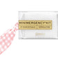 Minimergency Care Kit - Gingham Scarf