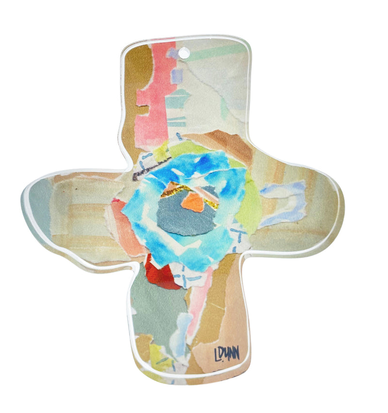 Everlasting Love Acrylic Cross - Neutral