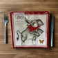 Red Elephant Beverage Napkins