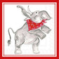 Red Elephant Beverage Napkins