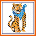 Beverage Napkins - Blue Tiger