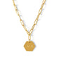 Paperclip Necklace with Sorority Pendant