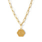 Paperclip Necklace with Sorority Pendant