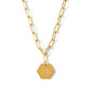 Paperclip Necklace with Sorority Pendant