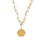 Paperclip Necklace with Sorority Pendant