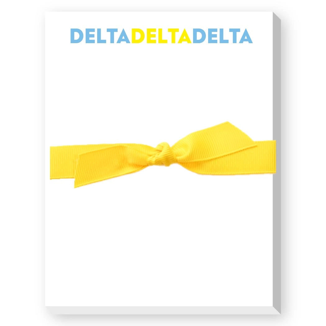 Sorority Bright Mini Notepad