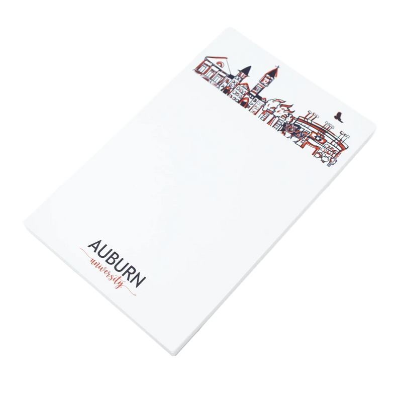 Auburn Campus Skyline Notepad