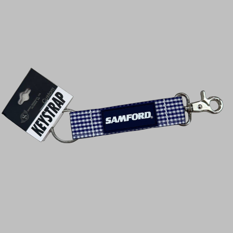 Samford Gingham Keychain