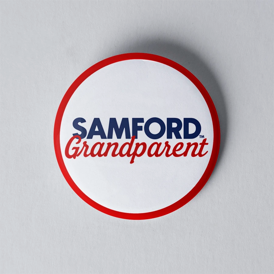 Samford 3" Button
