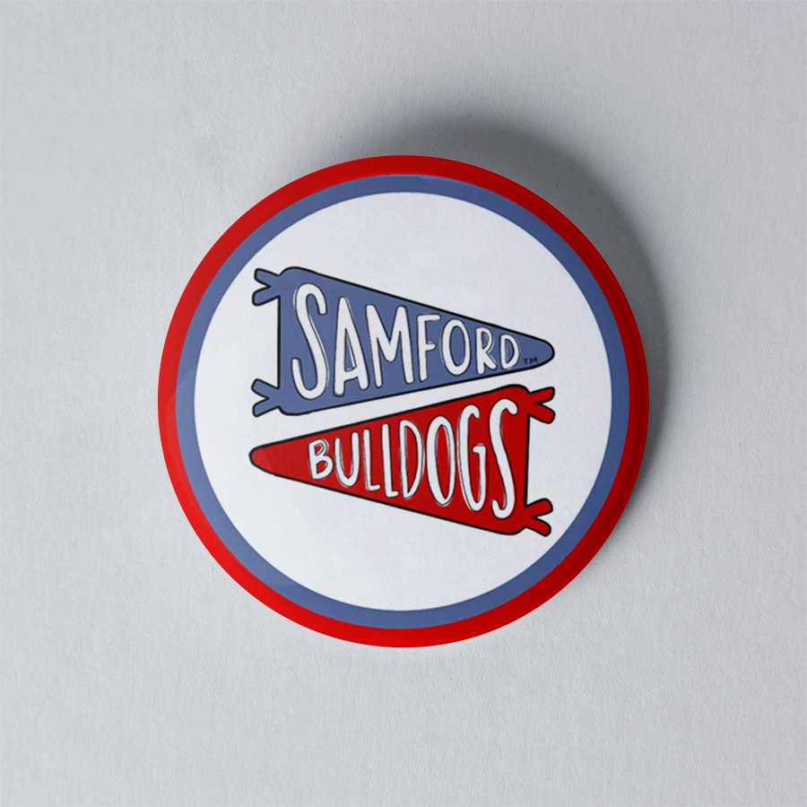 Samford 3" Button
