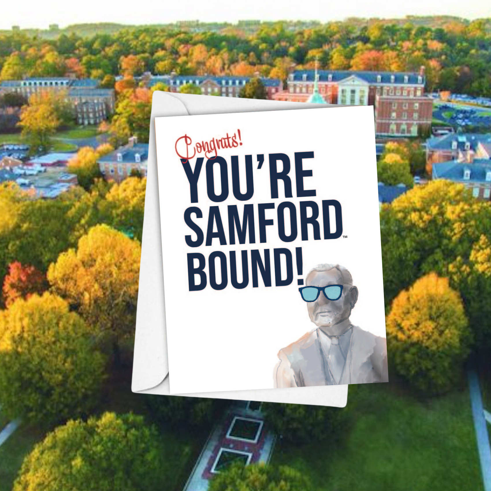 Greeting Card - You're Samford Bound