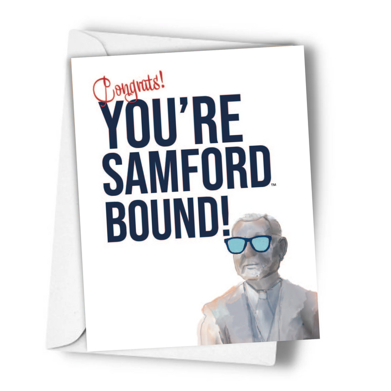 Greeting Card - You're Samford Bound