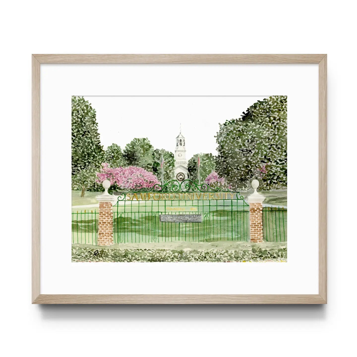 Samford Entrance Gate Print