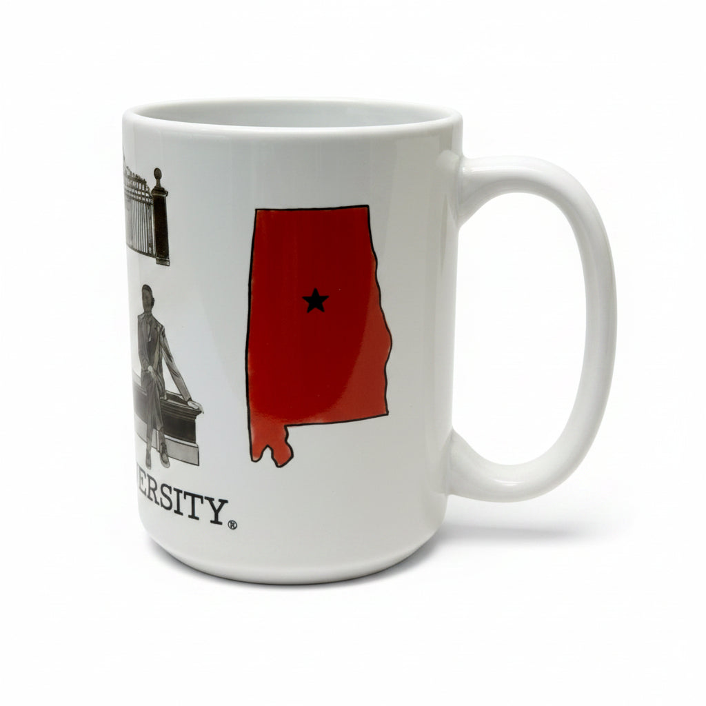 Alternate view of Samford University Mug 15oz, ceramic by Printed Mint