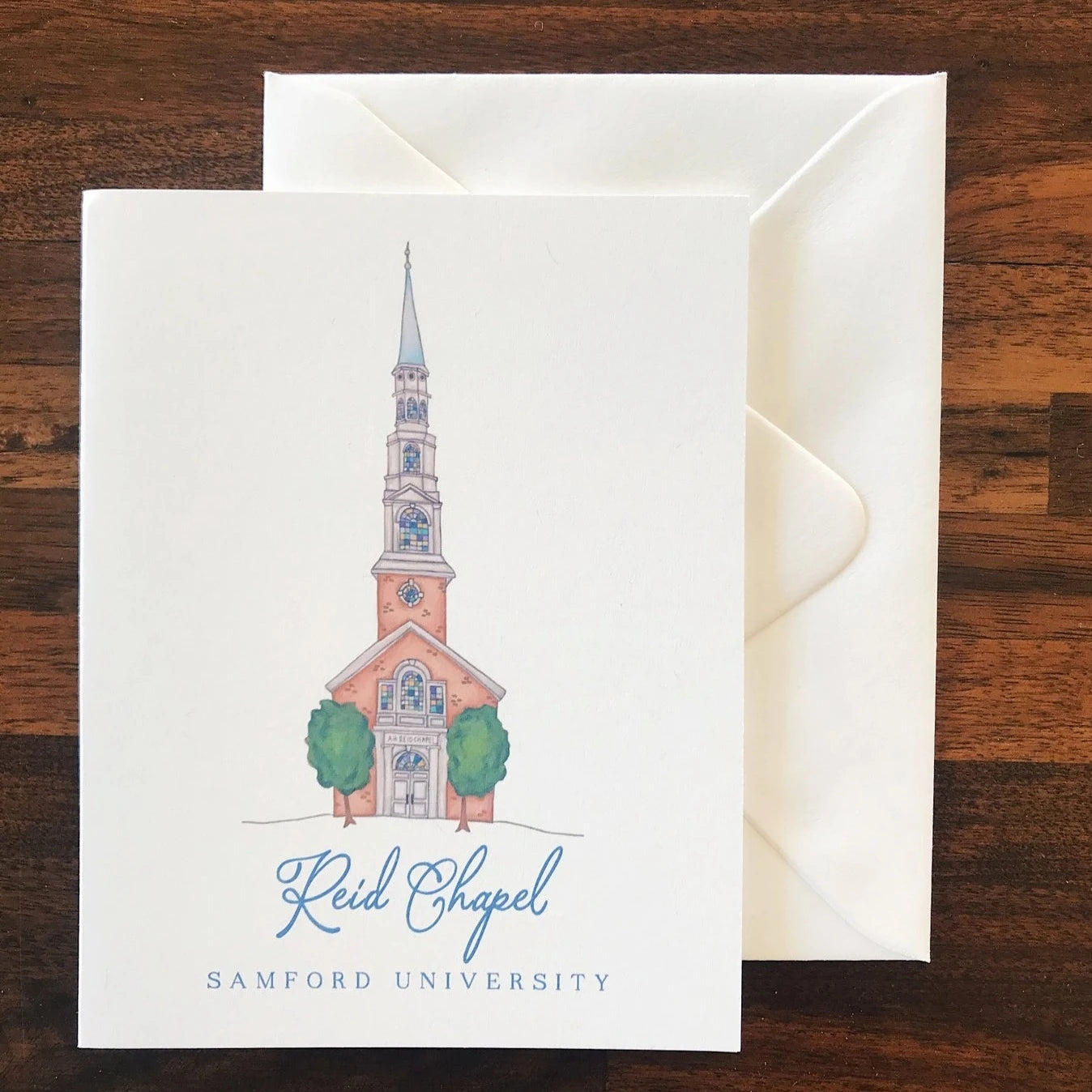 Detail view of Notecard Set - Samford Variety by Winnefred Austin