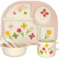 5-Piece Bamboo Dish Set