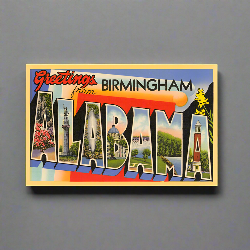 Greetings from Birmingham, Ala. Alabama Postcard Greetings from Birmingham, Ala. Alabama Postcard