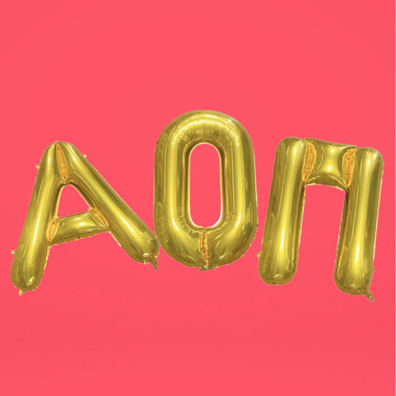 Sorority Balloon Set - Gold