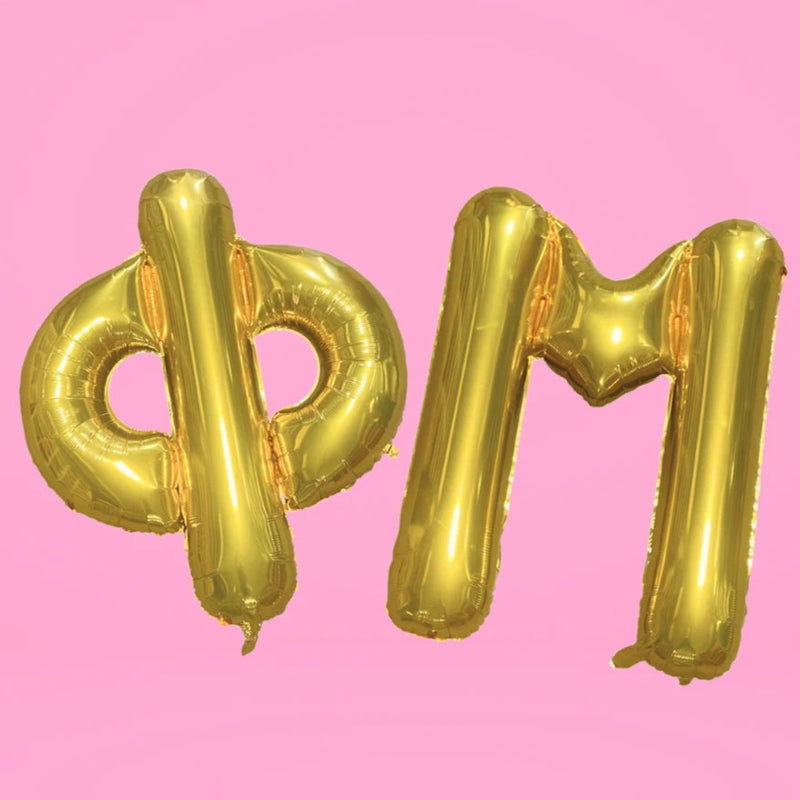Sorority Balloon Set - Gold