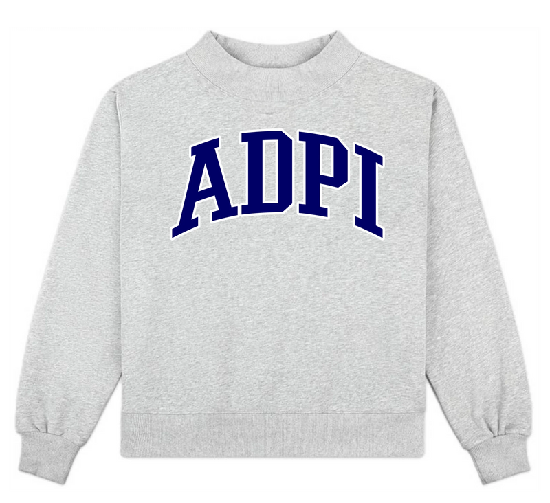Sorority Mock Neck Crew