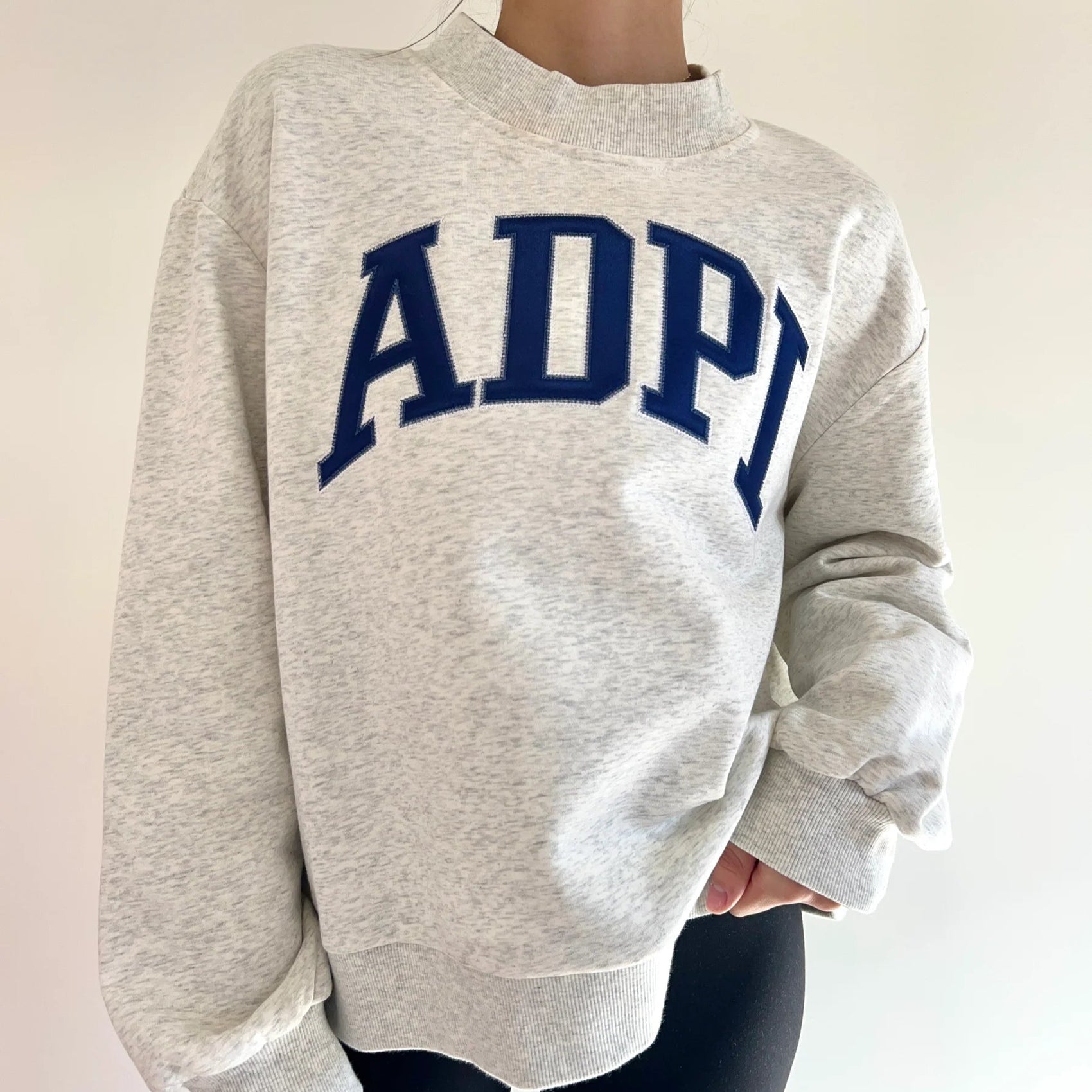 Sorority Mock Neck Crew