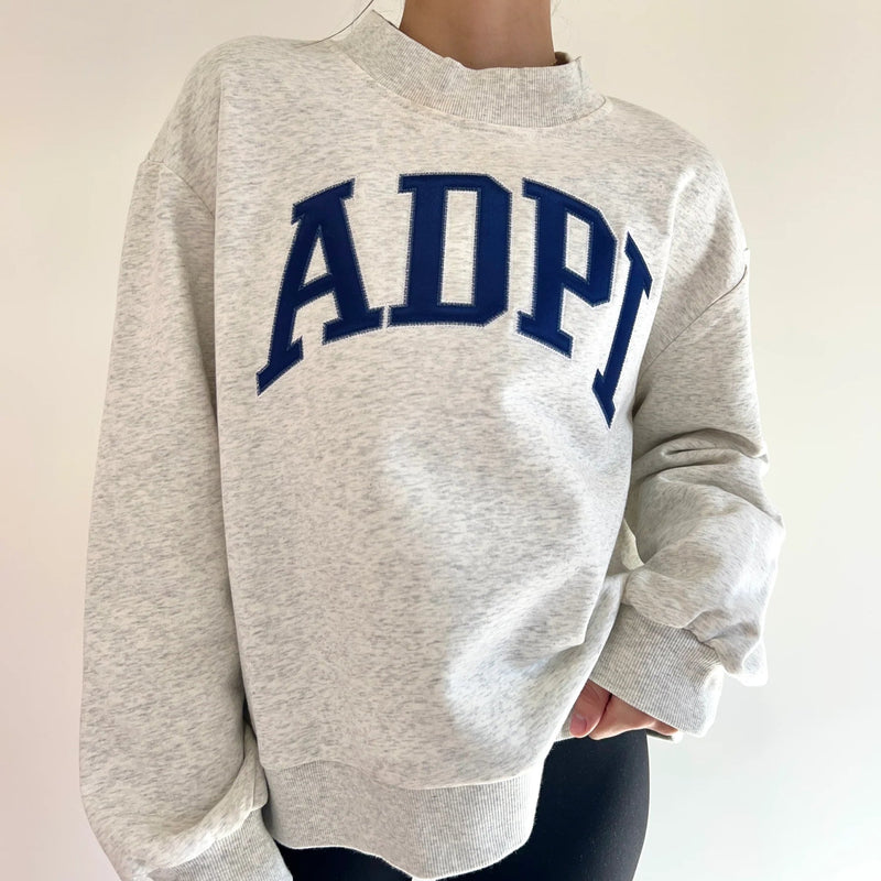 Sorority Mock Neck Crew