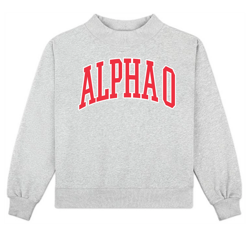 Sorority Mock Neck Crew