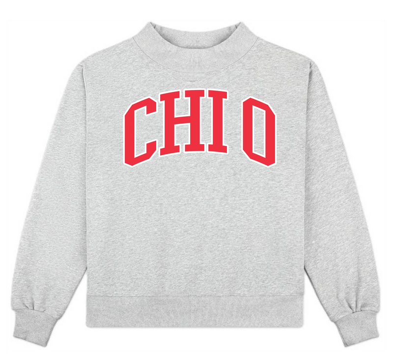 Sorority Mock Neck Crew