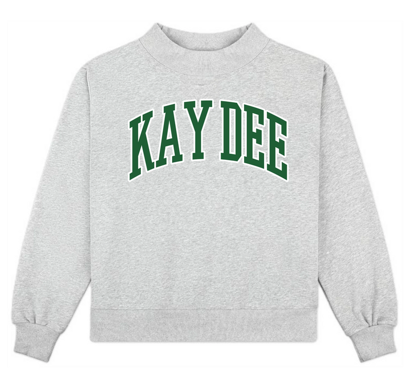 Sorority Mock Neck Crew