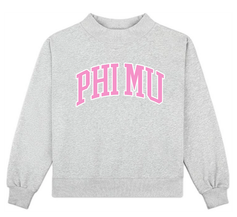 Sorority Mock Neck Crew
