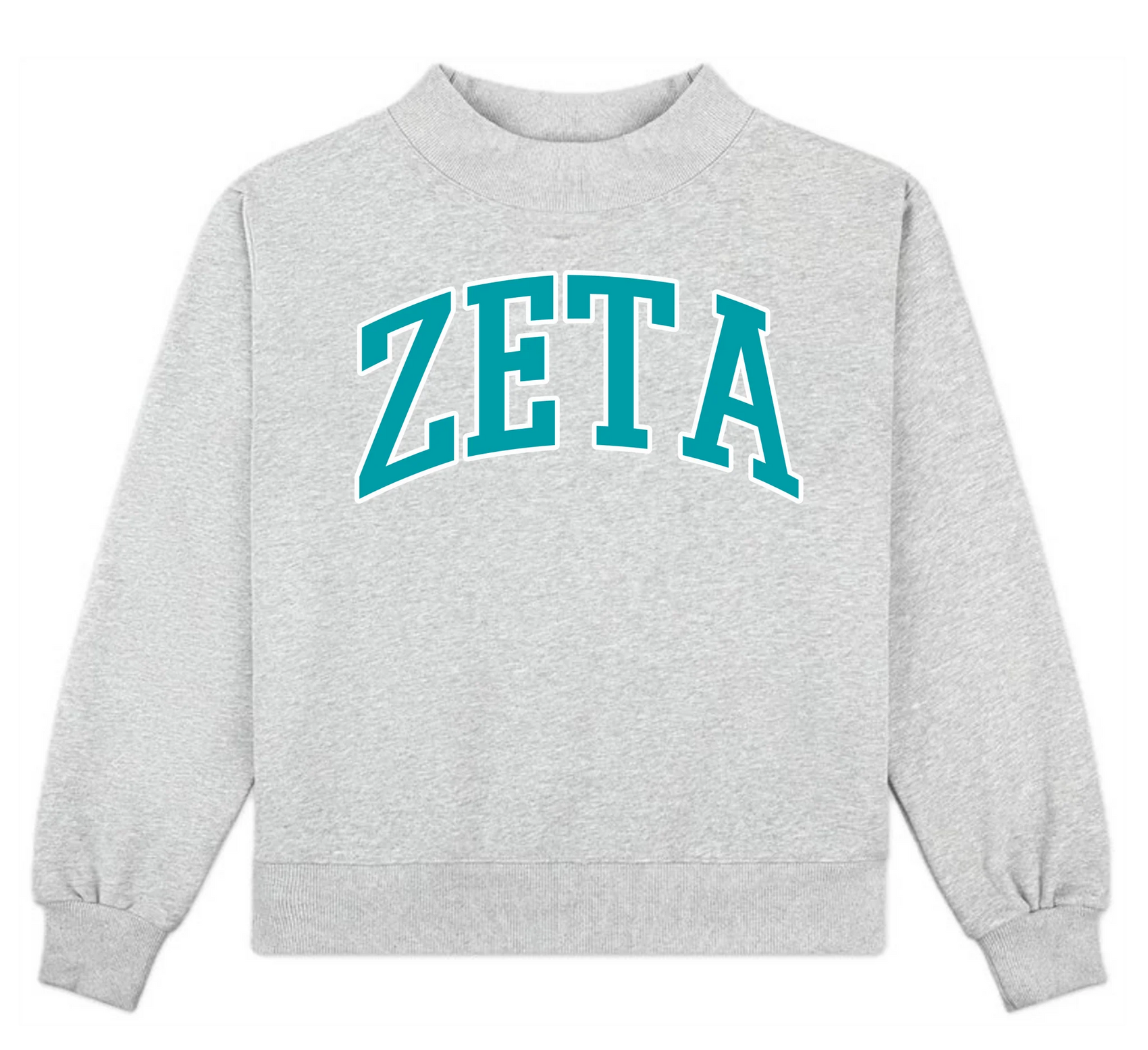 Sorority Mock Neck Crew