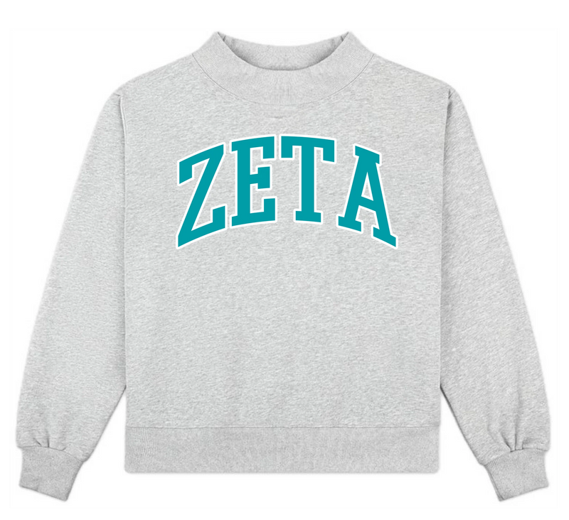 Sorority Mock Neck Crew