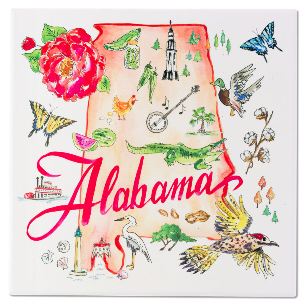 Alabama Beverage Napkins