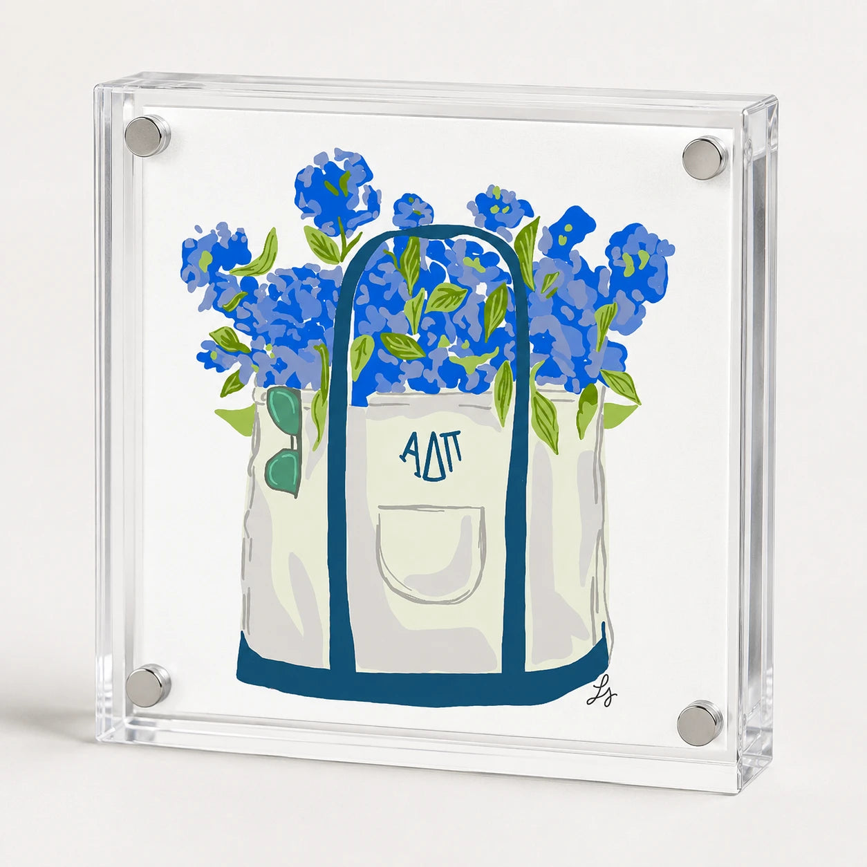 Framed Sorority Tote Bag Print