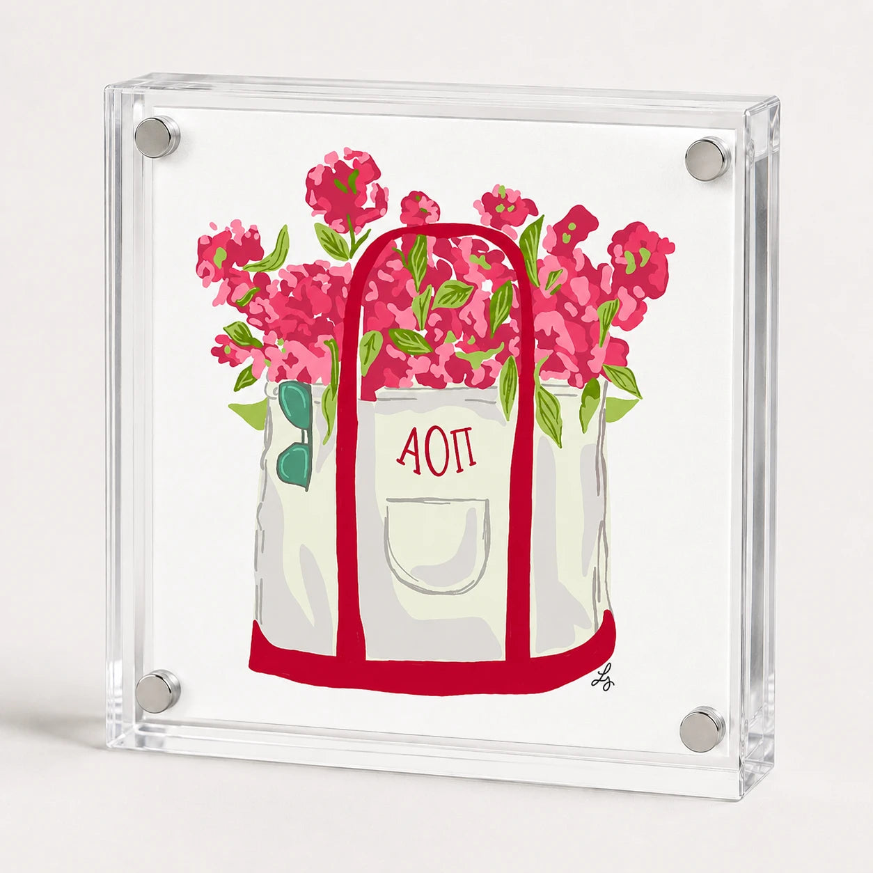 Framed Sorority Tote Bag Print
