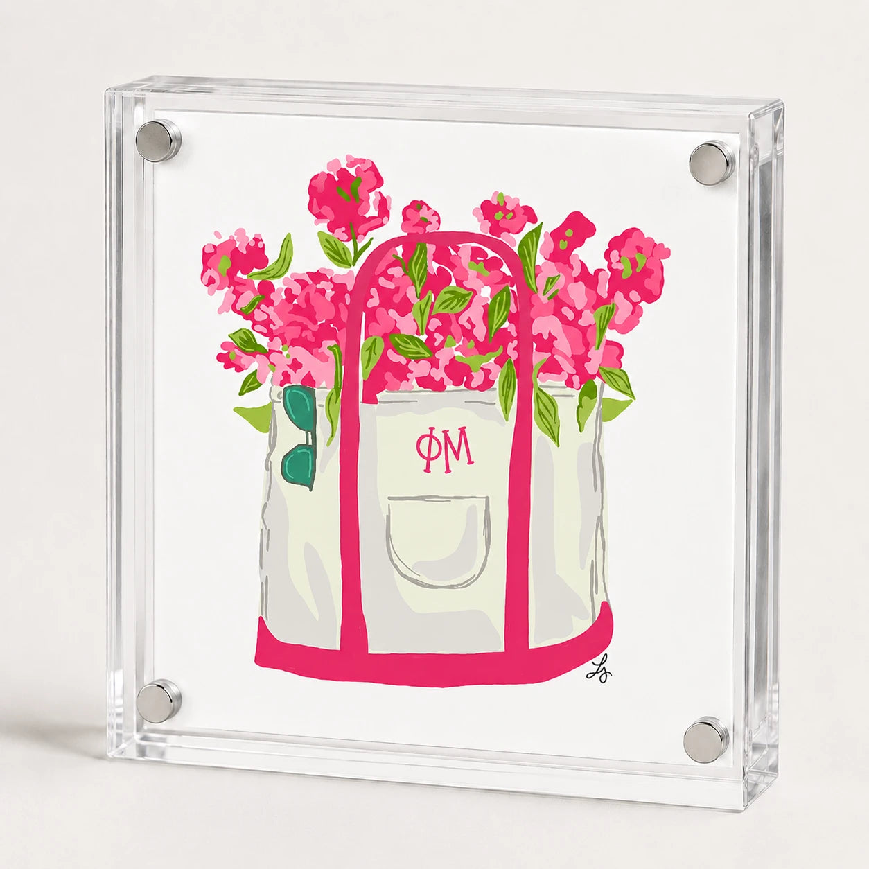 Framed Sorority Tote Bag Print