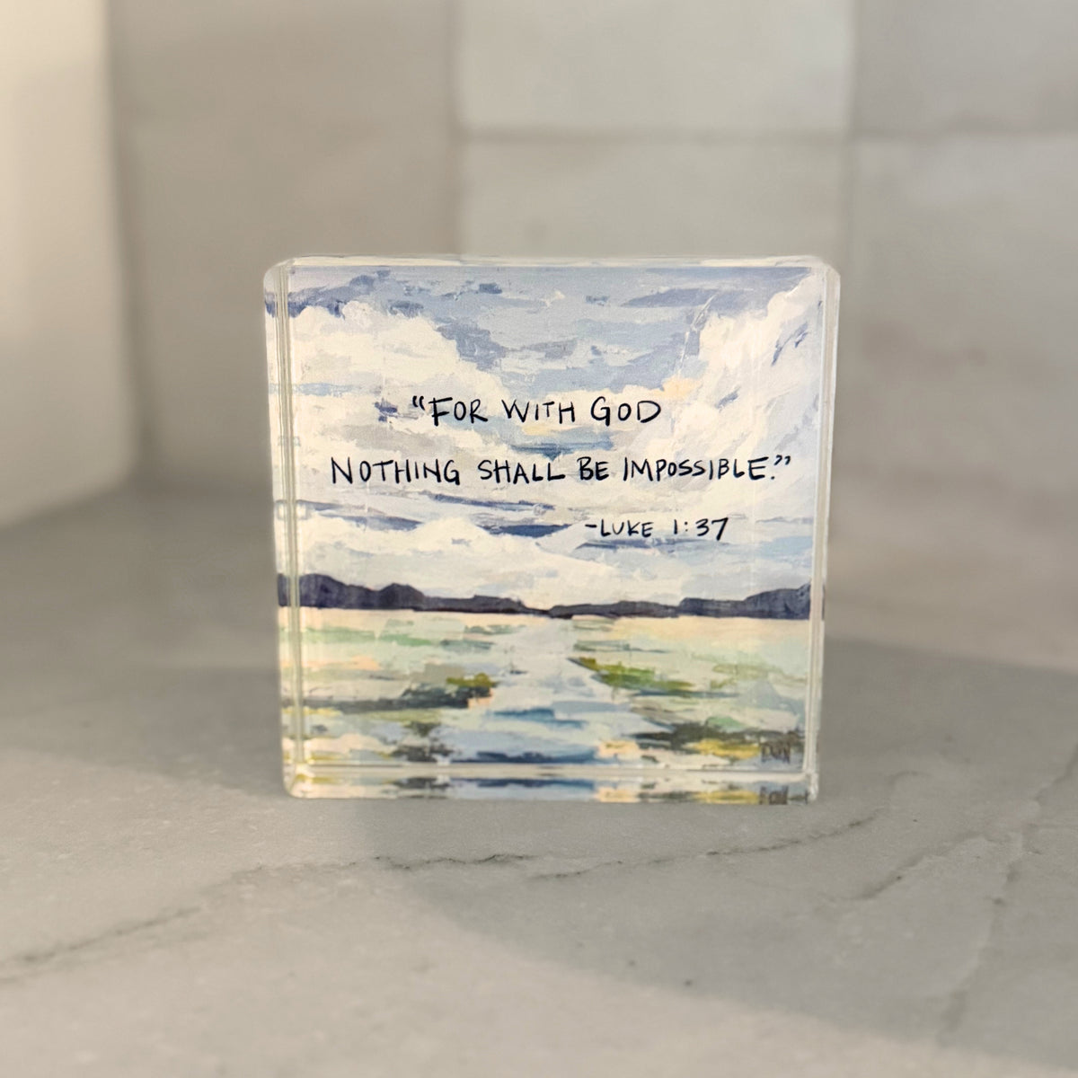 Acrylic Scripture Block
