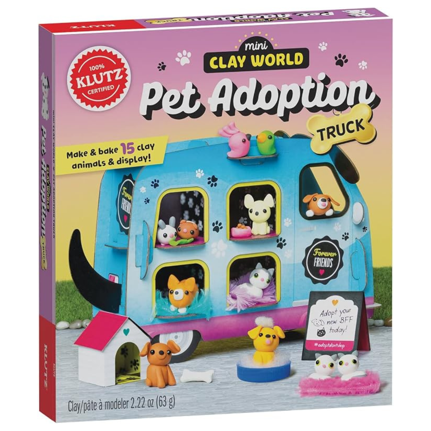 Mini Clay World - Pet Adoption Truck by Klutz