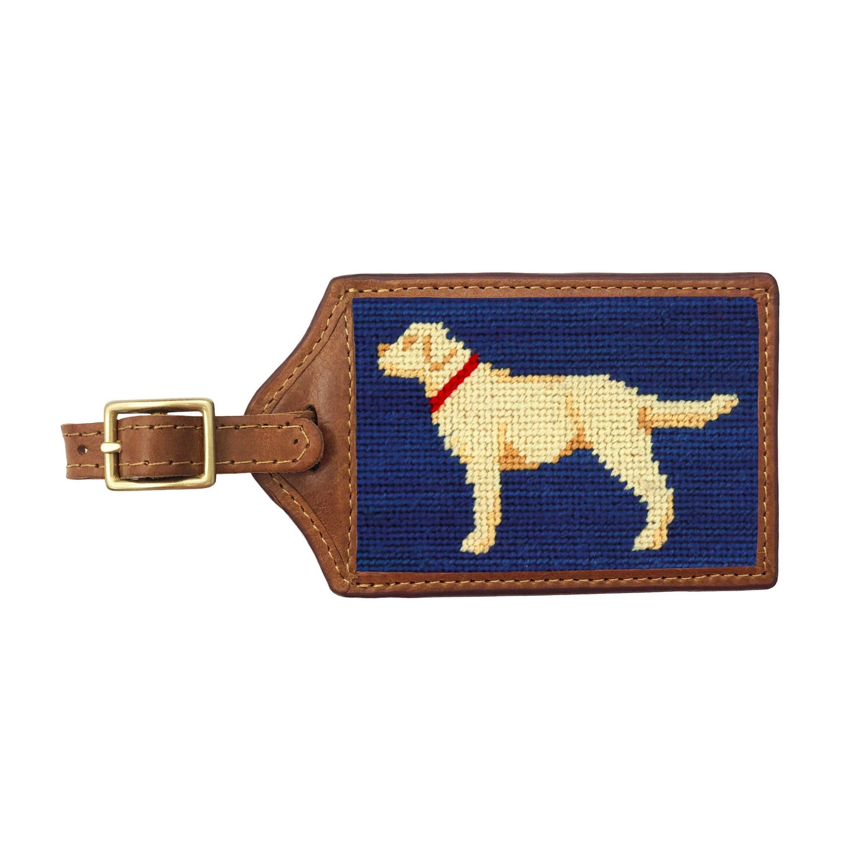 Needlepoint Luggage Tag