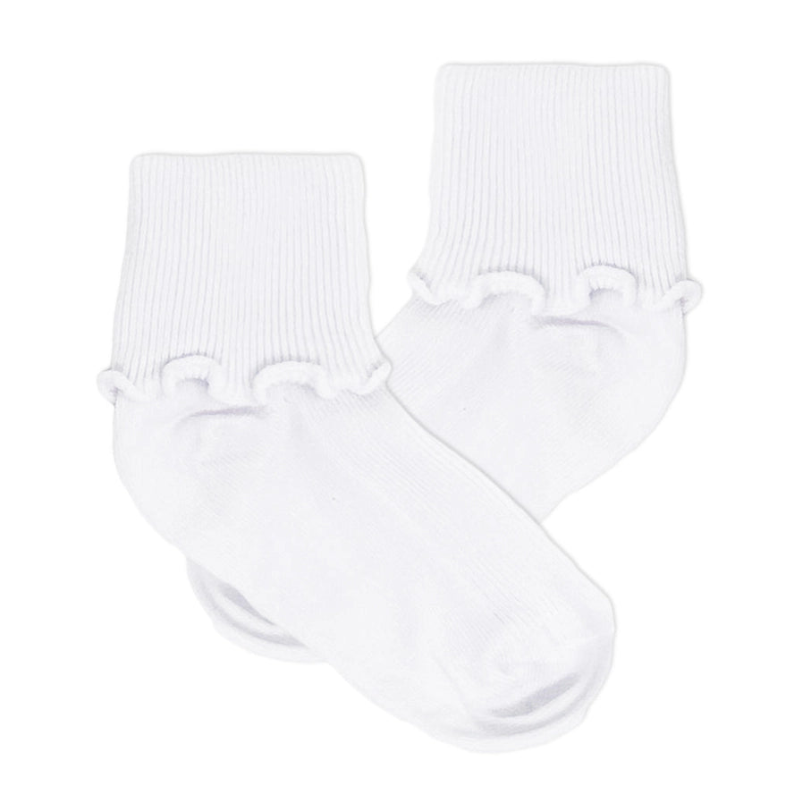 White Ripple Socks - Small